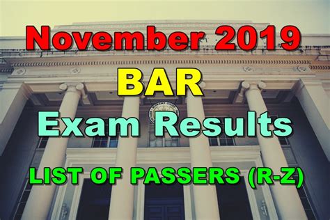 Results November 2019 .